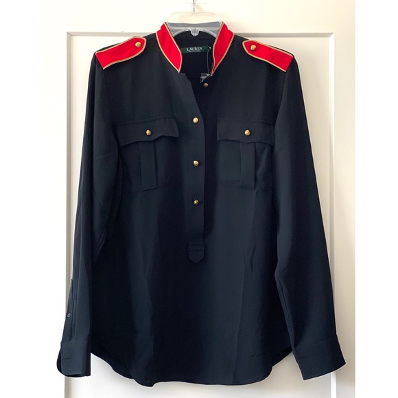 Ralph Lauren Tops - NWT Ralph Lauren Military Inspired Blouse